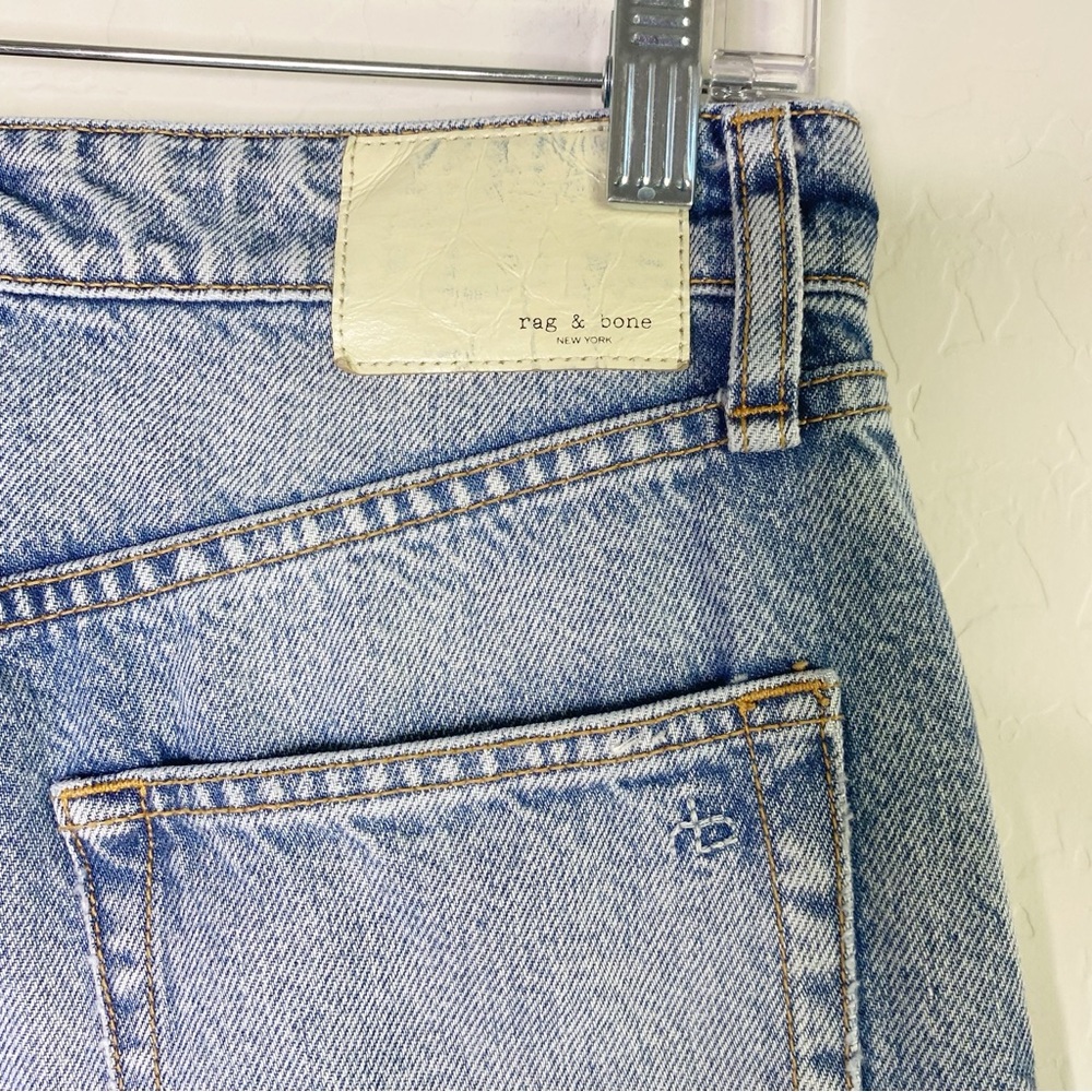 Rag & Bone Nina High-Rise Ankle Cigarette Jean in Dana Point W Holes Size 27 - Picture 5 of 15